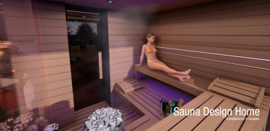 Stavba zahradní sauny