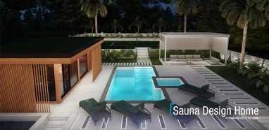 Design bazénu a sauny