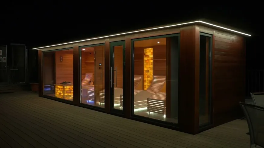 venkovní sauna domek Mainz