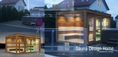 Moderní saunový dům na míru
