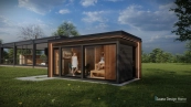 Moderní sauna domeček