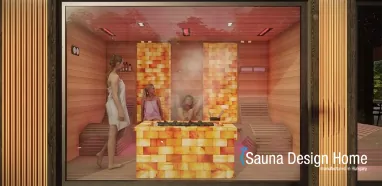 sauna s himálajskou solí sauna s himálajskou solí