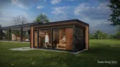 Moderní sauna domeček