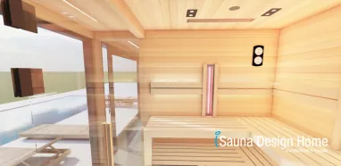 saunový dům na míru