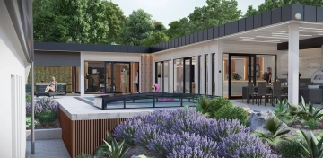 saunový dům s finskou saunou