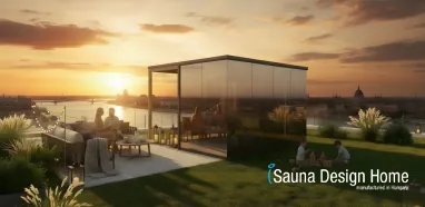 Sauna s pergolou