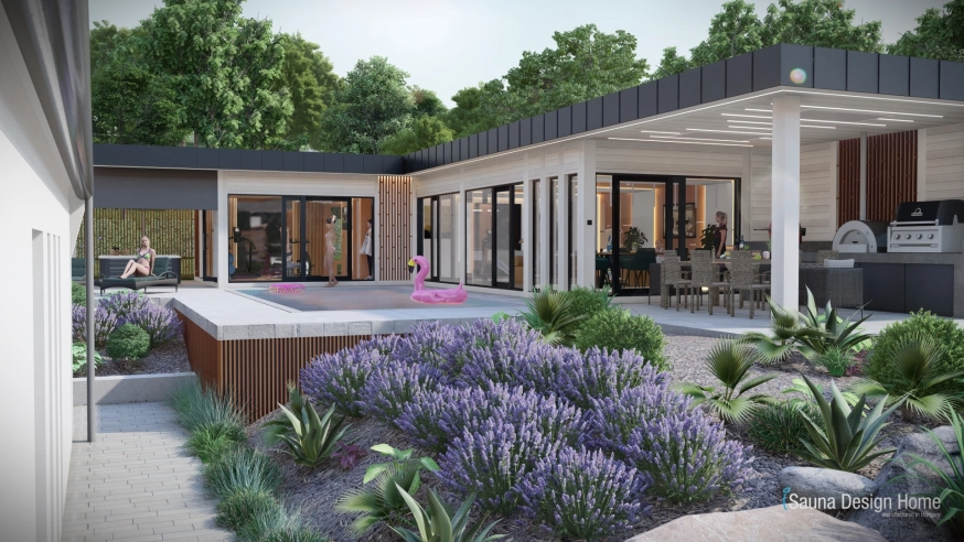 Saunový dom v luxusnom vyhotovení