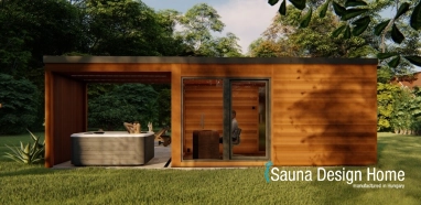 Sauna dom a vírivka