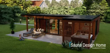záhradný sauna wellness na mieru