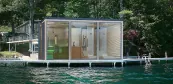 Moderní sauna dům pro loveckí svazu