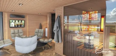 Venkovnís sauna a vinohradnictví