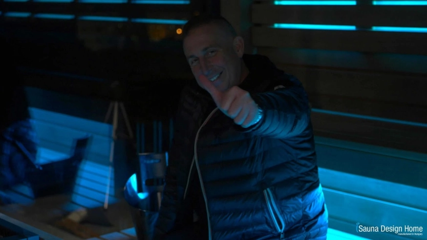 sauna domek s panoramatem