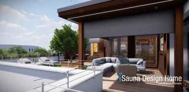 Domácí finská sauna pro 2 osoby