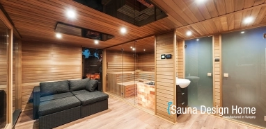 Venkovní wellness saunový dům 