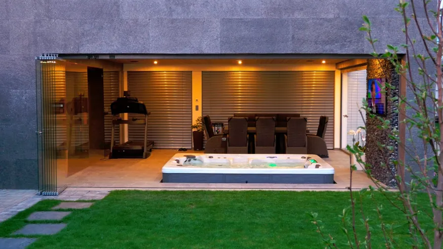 Moderní sauna wellness
