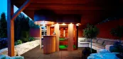 Venkovní sauna domek