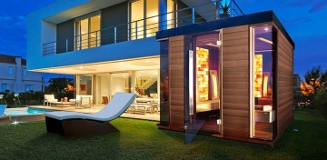 Venkovní kombinovaná sauna 