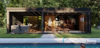 zahradní wellness sauna domek