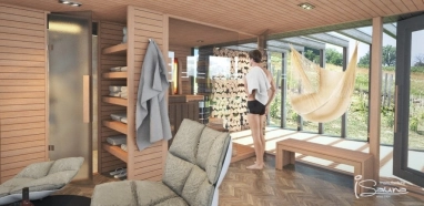 Venkovní sauna na míru