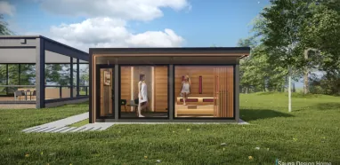 Moderní sauna domeček
