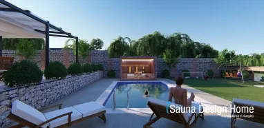 exteriérová sauna exteriérová sauna
