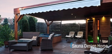Sauna na wellness terase Sauna na wellness terase