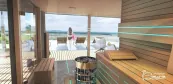 Kombinovaná venkovní sauna