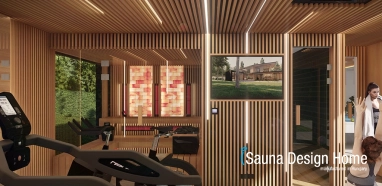 sauna, himalayská solná stěna