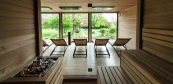 Wellness sauna domek