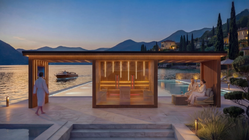 Oasis custom finnish sauna - iSauna Design