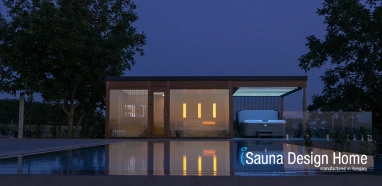 panoramatický sauna domek