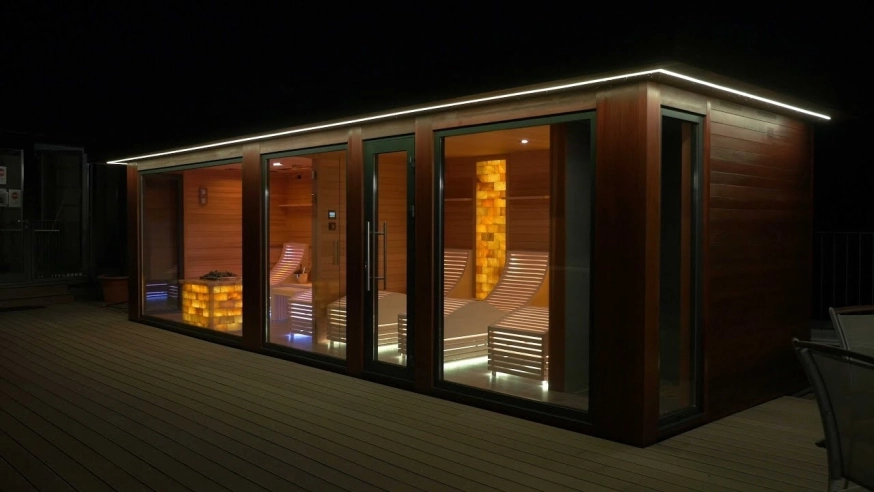 venkovní sauna domek Mainz