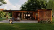 Moderný sauna domek