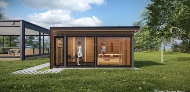 Moderní sauna domeček