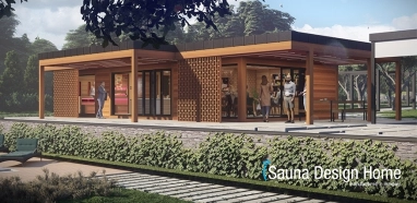 privátní sauna domek na míru 