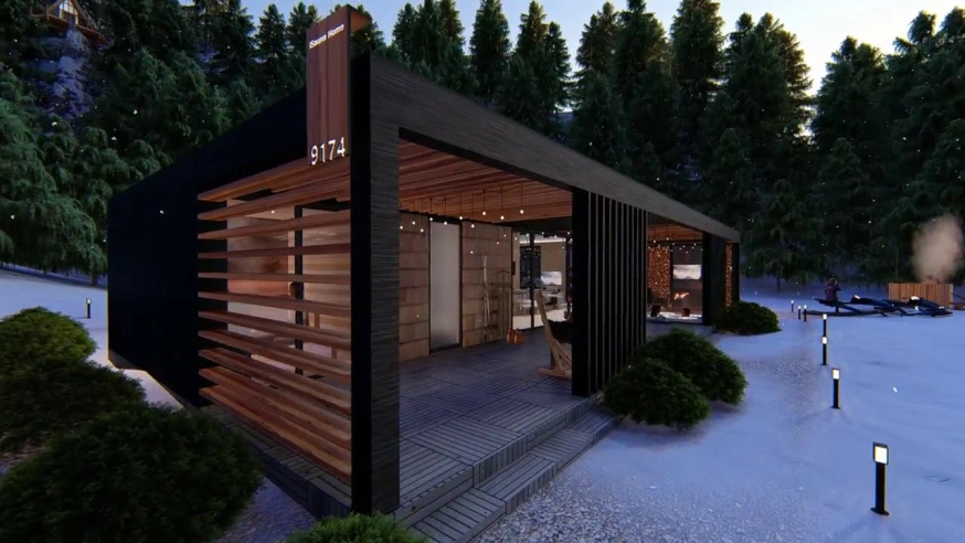 Víkendový dom v znamení škandinávského štýlu