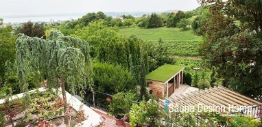 Wellness zahrada s kombi sauna domečkem