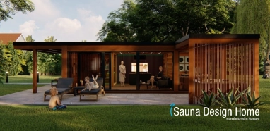 Moderný sauna domek