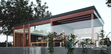 sauna dom a masážnej bazén