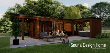 záhradný saun dom