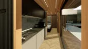 Interiér wellness domu