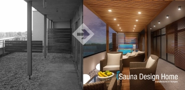 Stavba sauna wellness terasy na míru