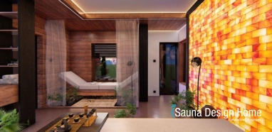 Realizace sauna wellness