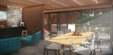 stavba kompletního sauna wellness 