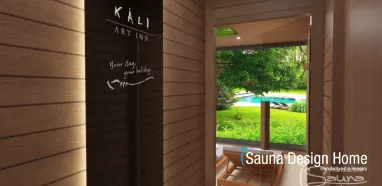 Sauna domek s Panorama Sauna domek s Panorama