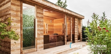 Stavba sauna domku