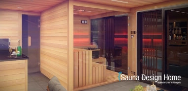 Unikátní saunový dům a bazén