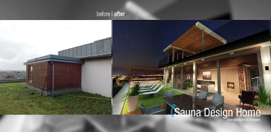 Wellness střešní terasa