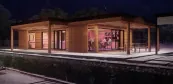 sauna domeček na mír z masivního dřeva 
