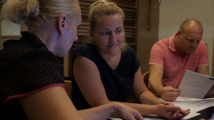 wellness sauna domek plánování